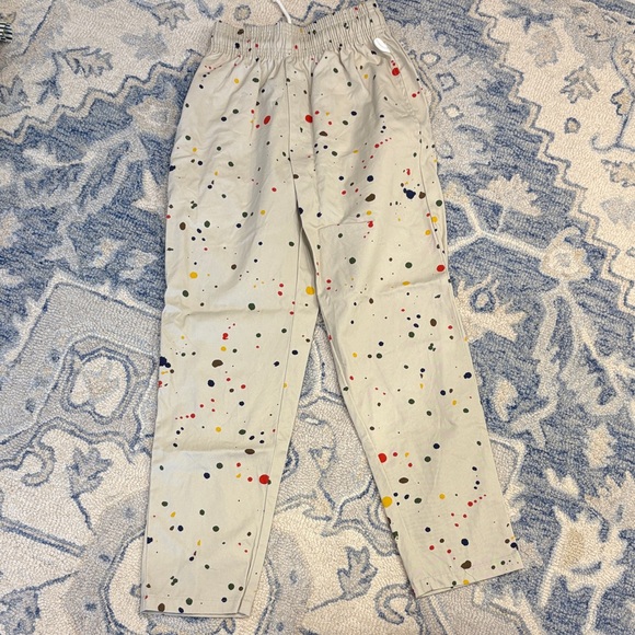 Cookman NWOT Colorful Splatter Paint Pants - Picture 1 of 3